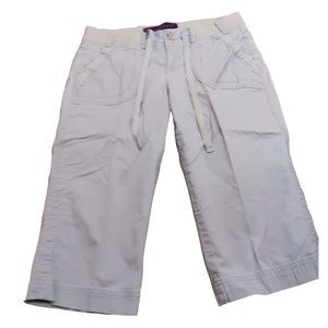 Gloria Vanderbilt Gray Capri Pants Size 4P Angelina